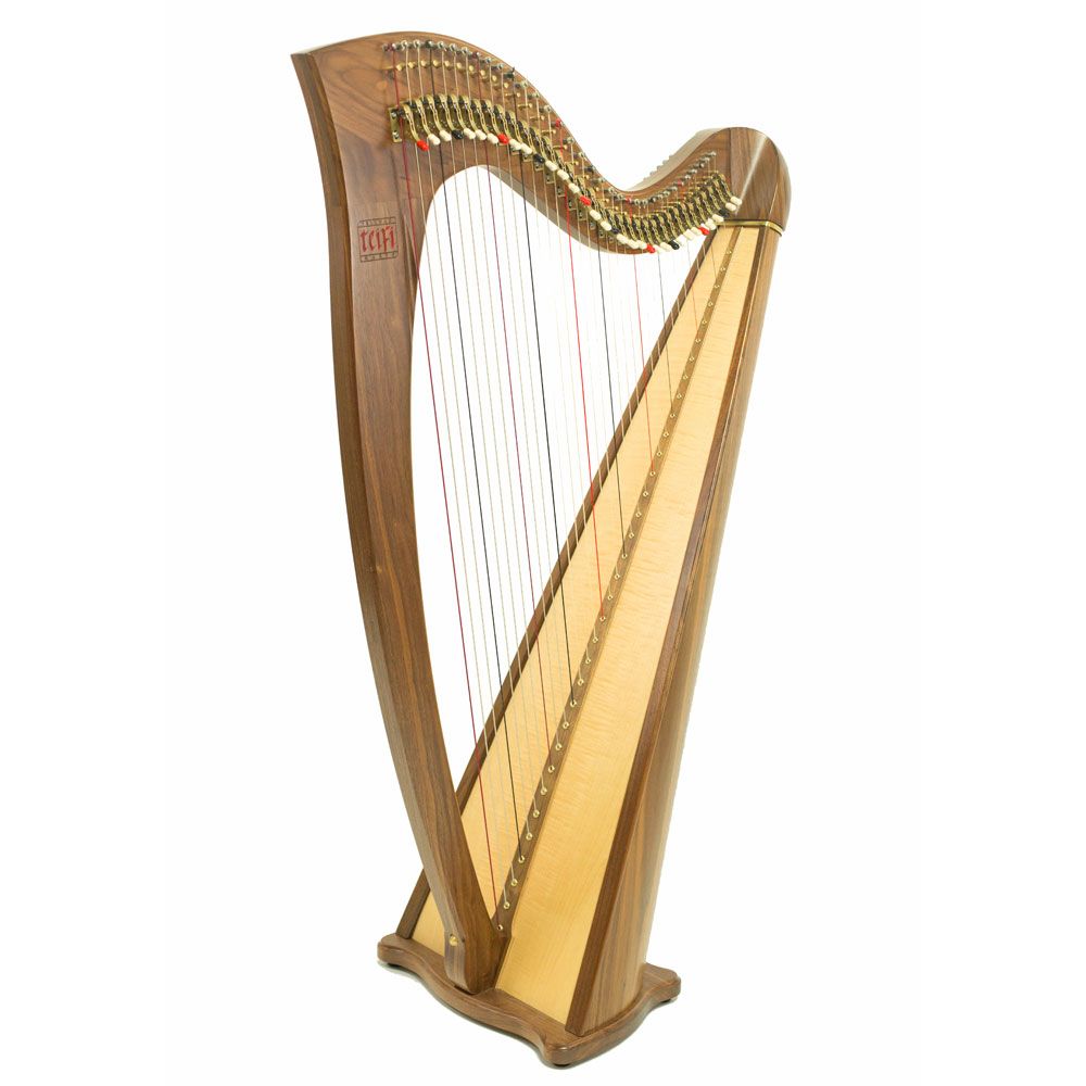 photo of a lever harp